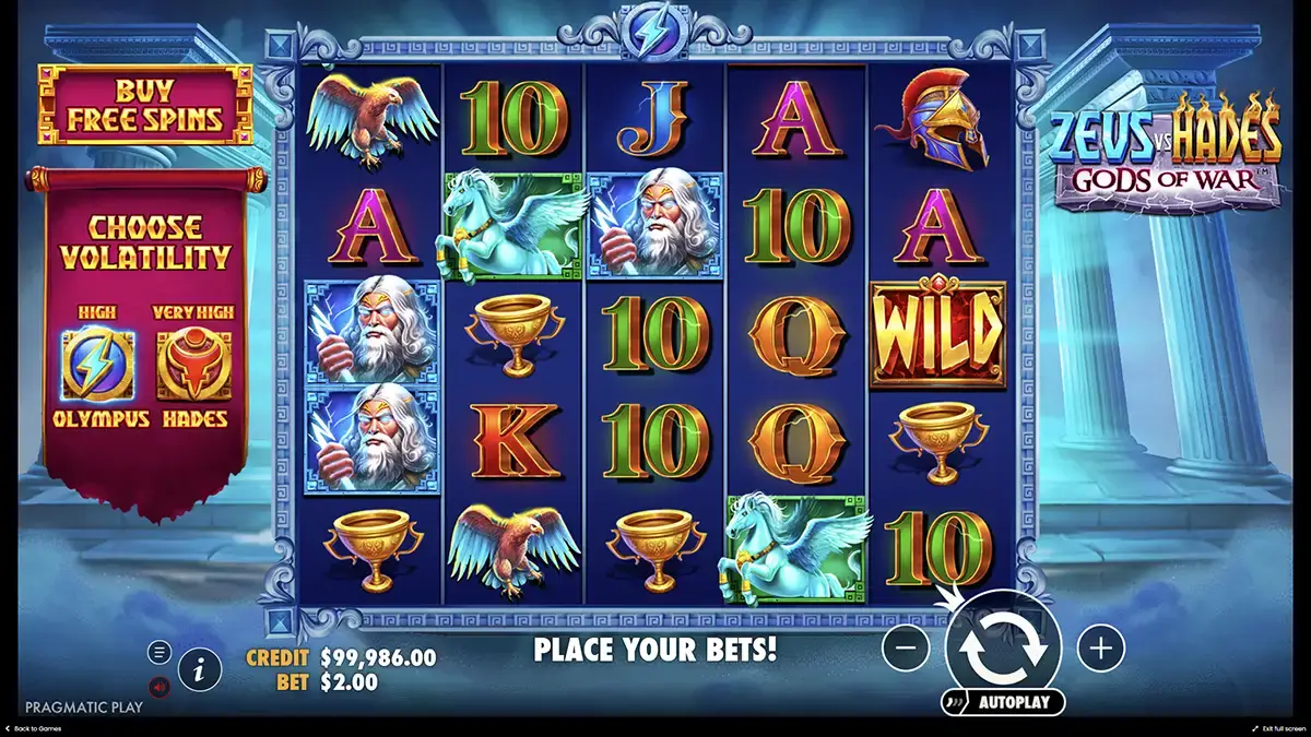 Gana en Zeus vs. Hades en tu teléfono